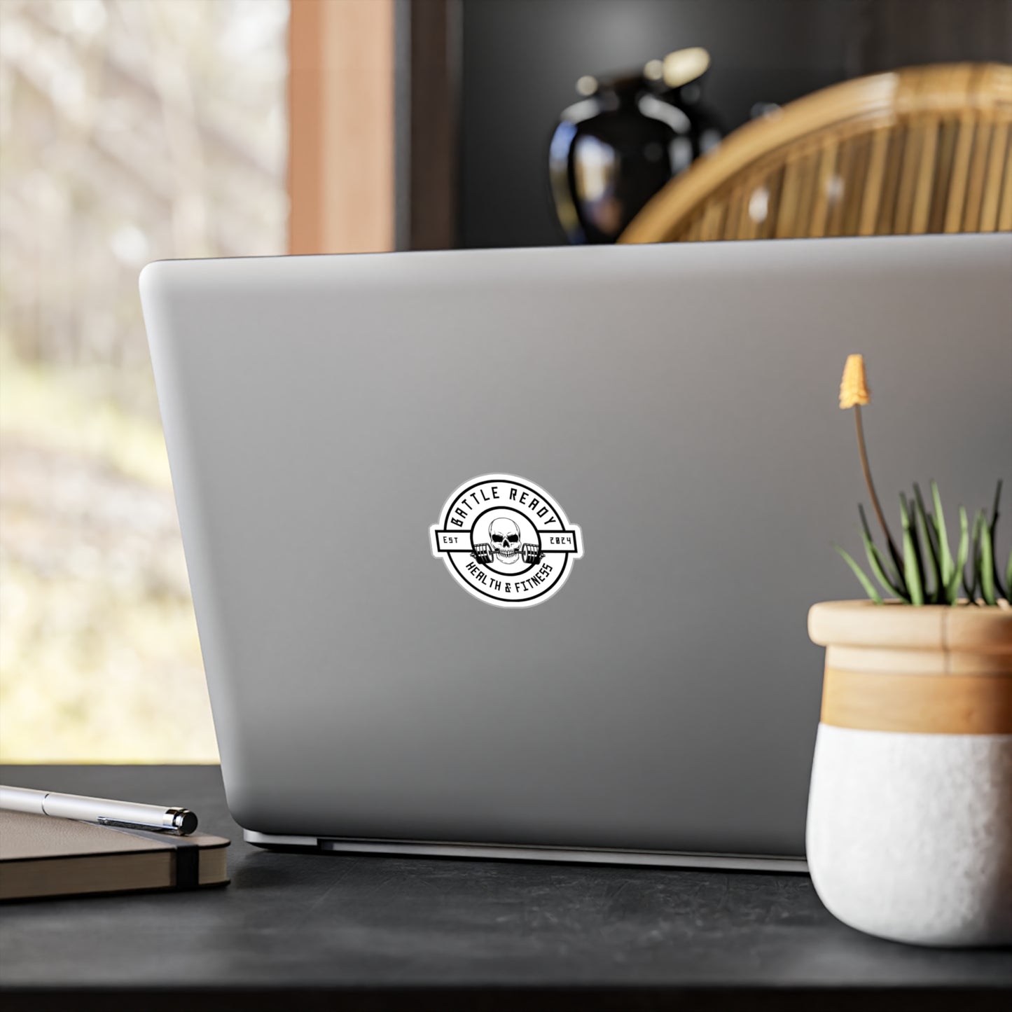 OG Logo BR Vinyl Sticker - Black & White