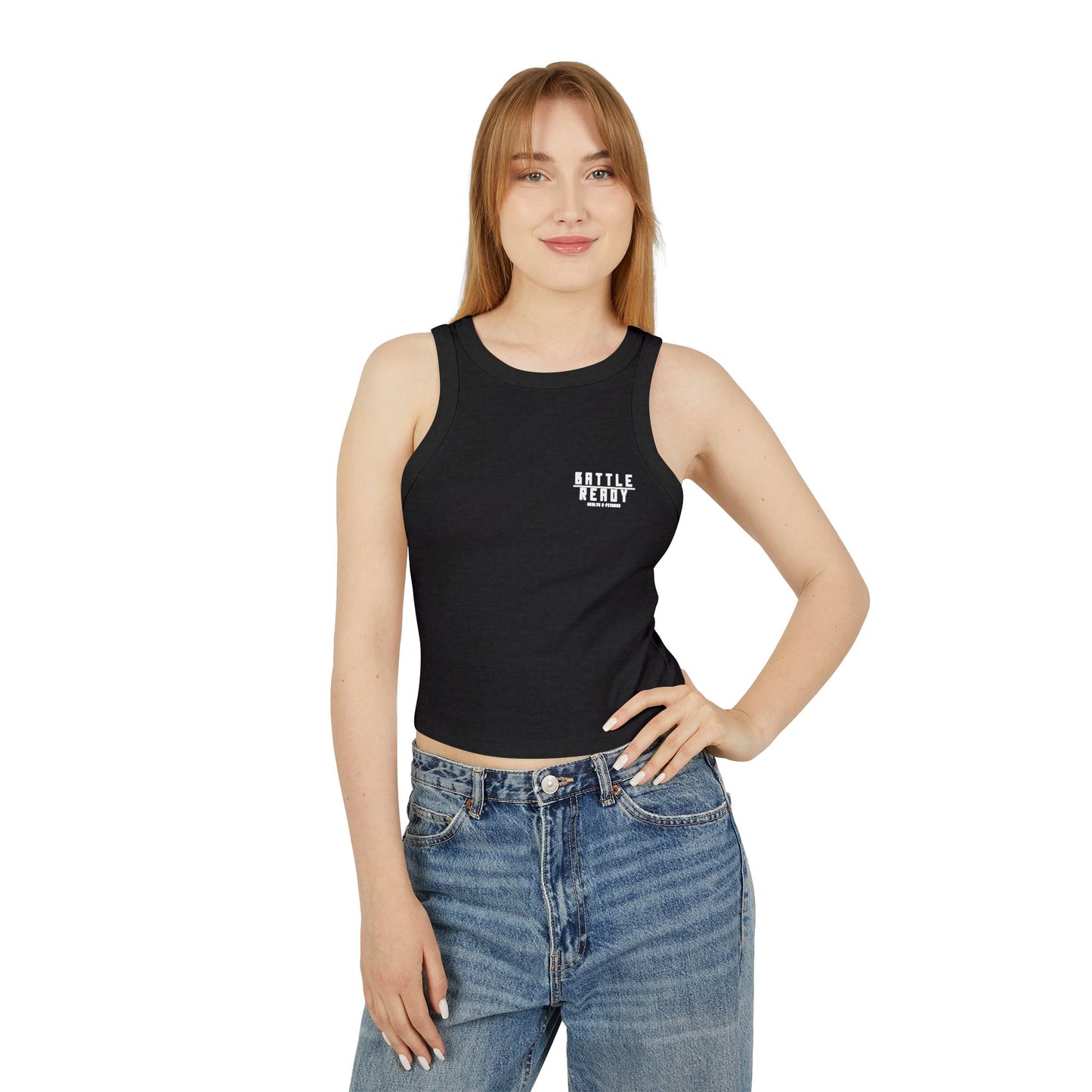 Alternate Logo BR Rib Racer Tank Top