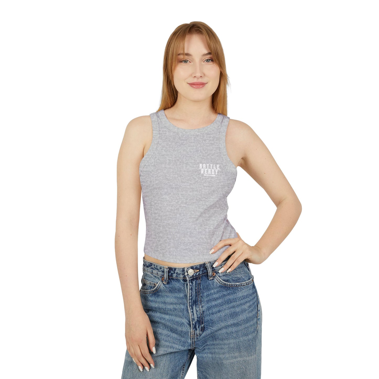 Alternate Logo BR Rib Racer Tank Top