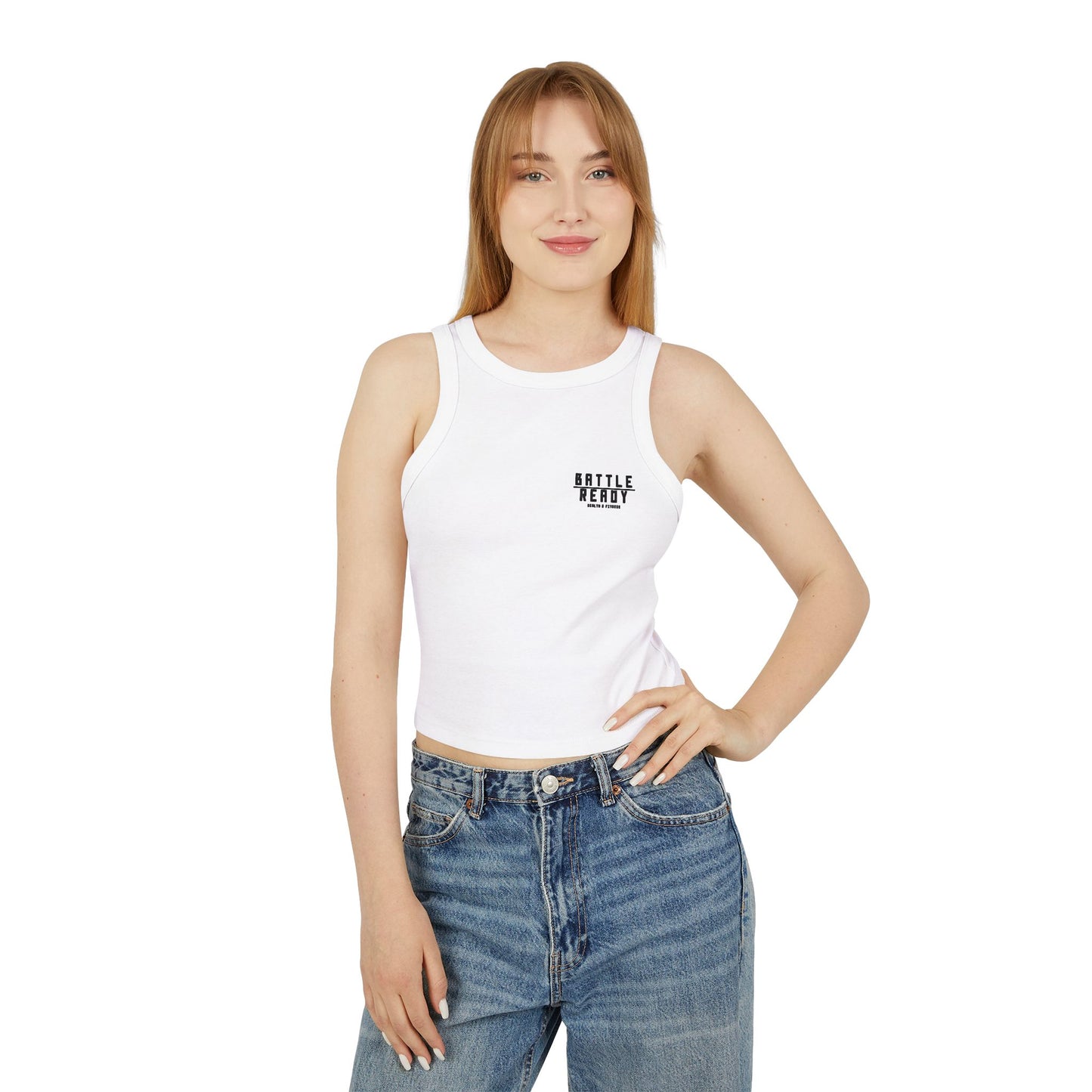 Alternate Logo BR Rib Racer Tank Top
